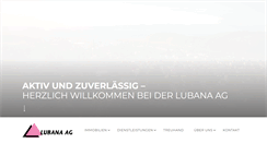 Desktop Screenshot of lubana.ch